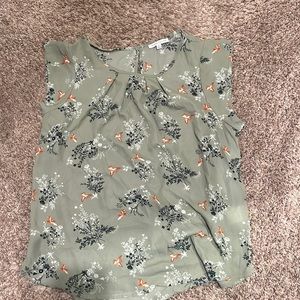 Floral sleeveless top